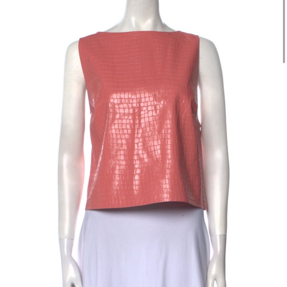 Alice + Olivia croc top